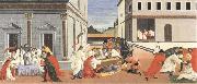 Sandro Botticelli Three miracles of St Zanobius,reviving the dead oil painting picture wholesale